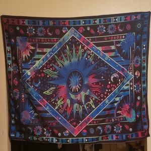 Abstract Celestial Psychedelic Tapestry